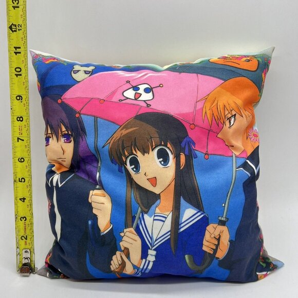 Funimation Fruits Basket Throw Pillow Anime Manga No Tags Rare - Picture 3 of 4